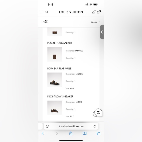 Louis Vuitton Bom Dia Mule bnib 37 - Picture 7 of 9